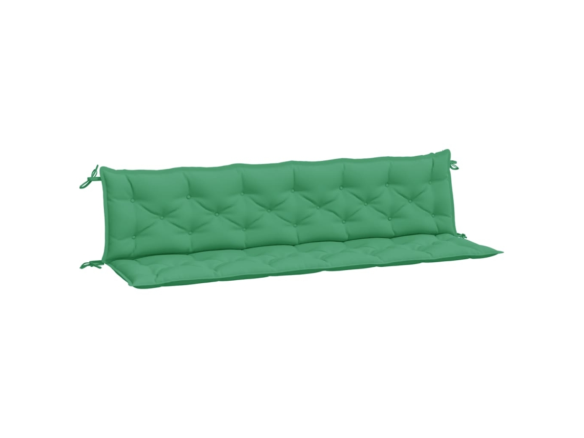Garden Bench Cushion, Garden Bench Cushions Vidaxl Verde Tecido (200 X 50 X 7 Cm)