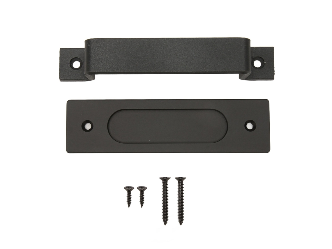 Puxador De Porta De Celeiro Deslizante Laxiscreed Para Uso Pesado, Design Dupla Face Sem Cortes De Ranhura