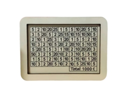 Cofrinho De Madeira Com Calculadora 500/1000/2000/3000/5000/10000 Euros, Porta Moedas, Ideal Para Crianças E Adultos, Perfeito Gua Aquaforge