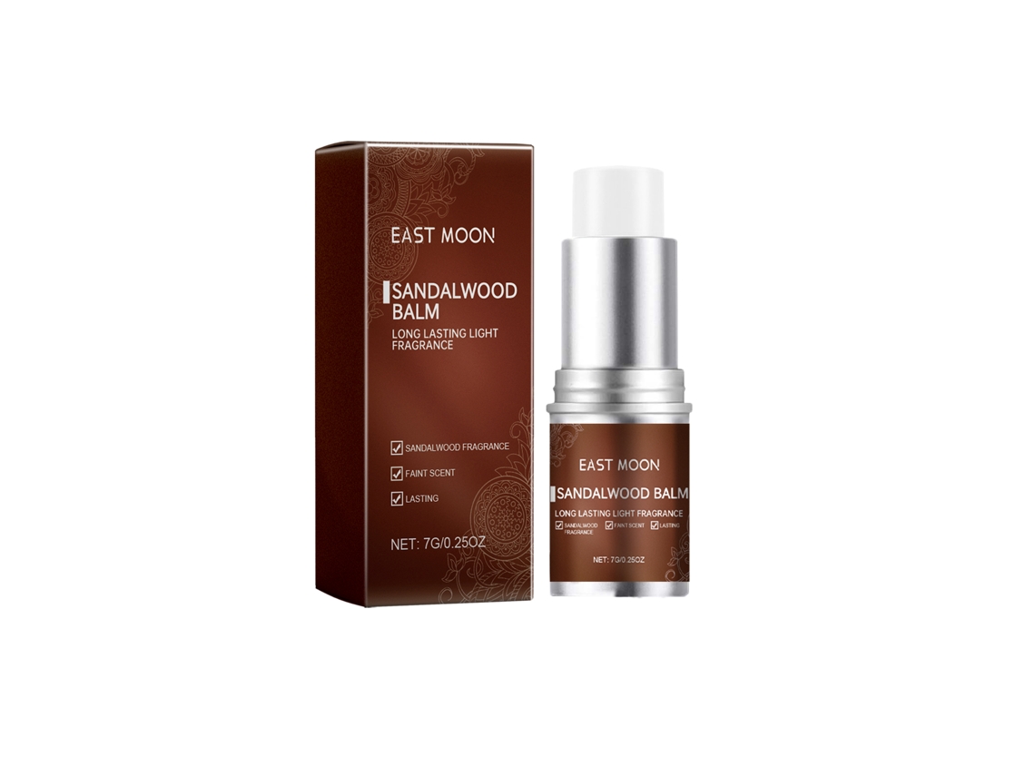 Bastão de Perfume Masculino East Moon, com Cheiro de Sândalo, Perfeito para Uso Diários LAXISCREED