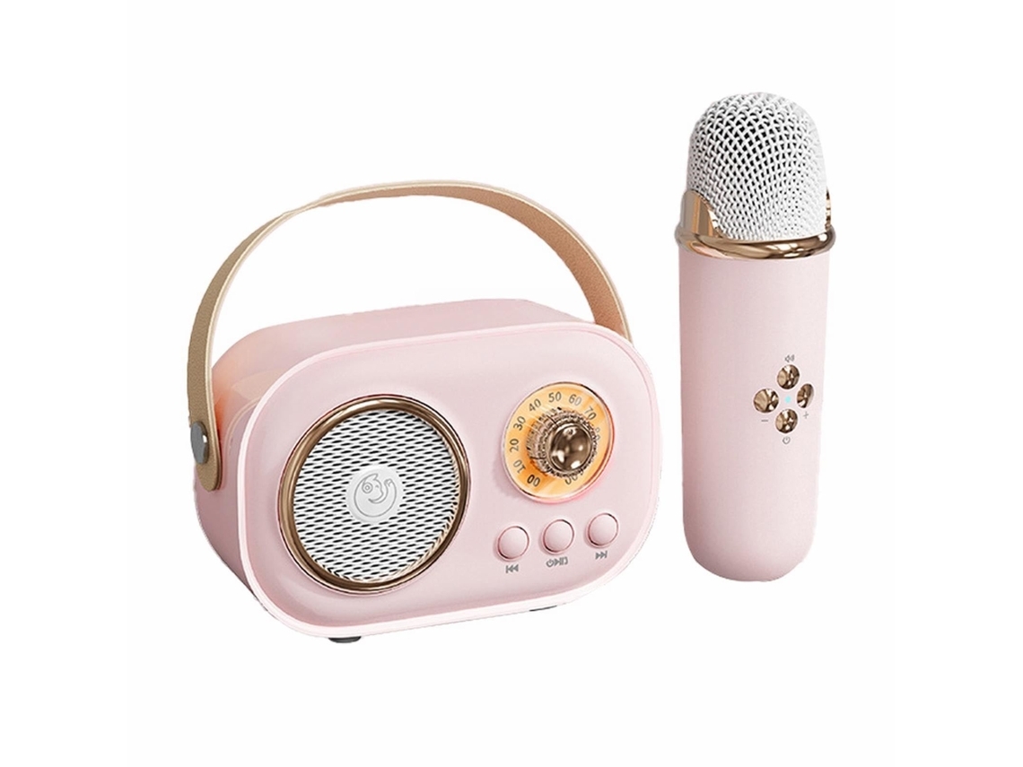 Mini Máquina De Karaokê Para Crianças, Caixa De Som Bluetooth Portátil, Mini Máquina De Karaokê Para Crianças E Adultos, Presente Aquaforge