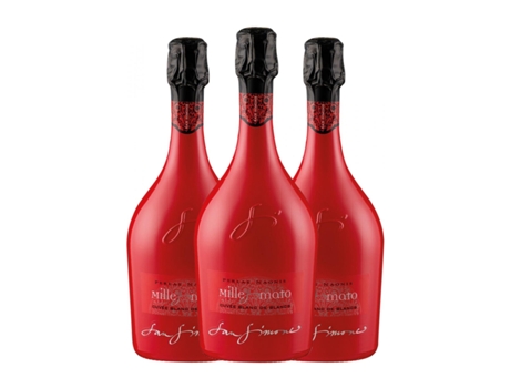Espumante GINO BRISOTTO Millesimato Cuvée Blanc de Blancs Red Brut (0.75 L - 3 Unidades)