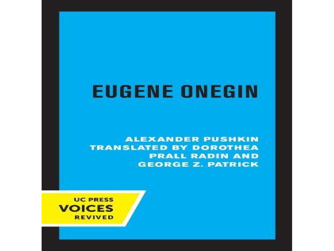 Livro Eugene Onegin de Alexander Pushkin (Inglês)