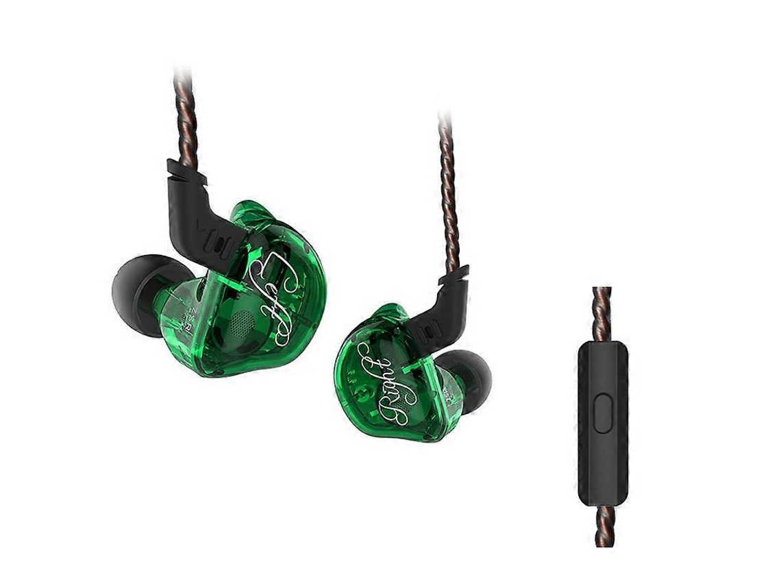 Fones de ouvido intra-auriculares com fio KZ ZSR Ring Iron (pacote com 6), versão com microfone Hengrongshen