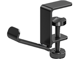 Suporte Para Com Segurança Sob A Mesa Fones De Ouvido Compacto, Presilha De Alumínio, Gancho