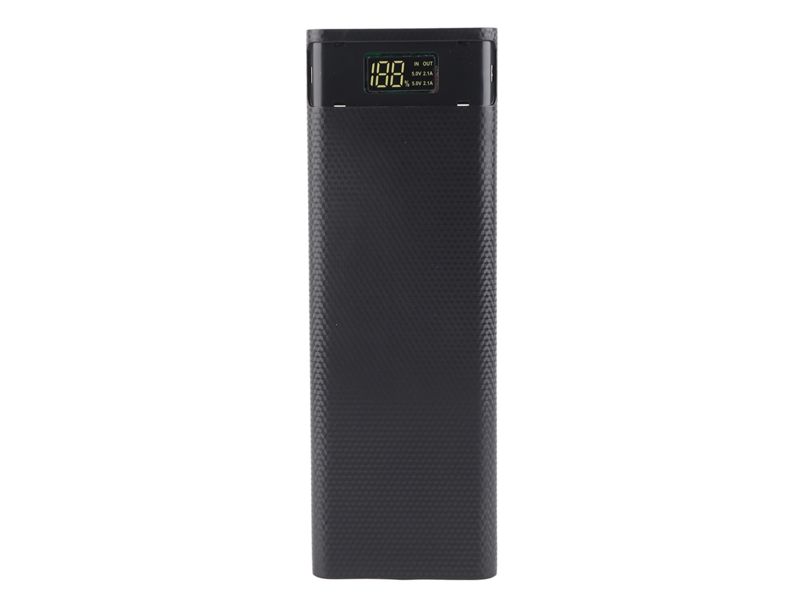 Caixa de Baterias 18650 de 10 Seções, Power Bank Diy Sem Solda, Armazenamento de Energia Portátil EOOCOO