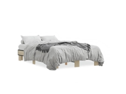 Bed Frame, Bed Frames Vidaxl Marrom Madeira Processada (120 X 200 Cm)