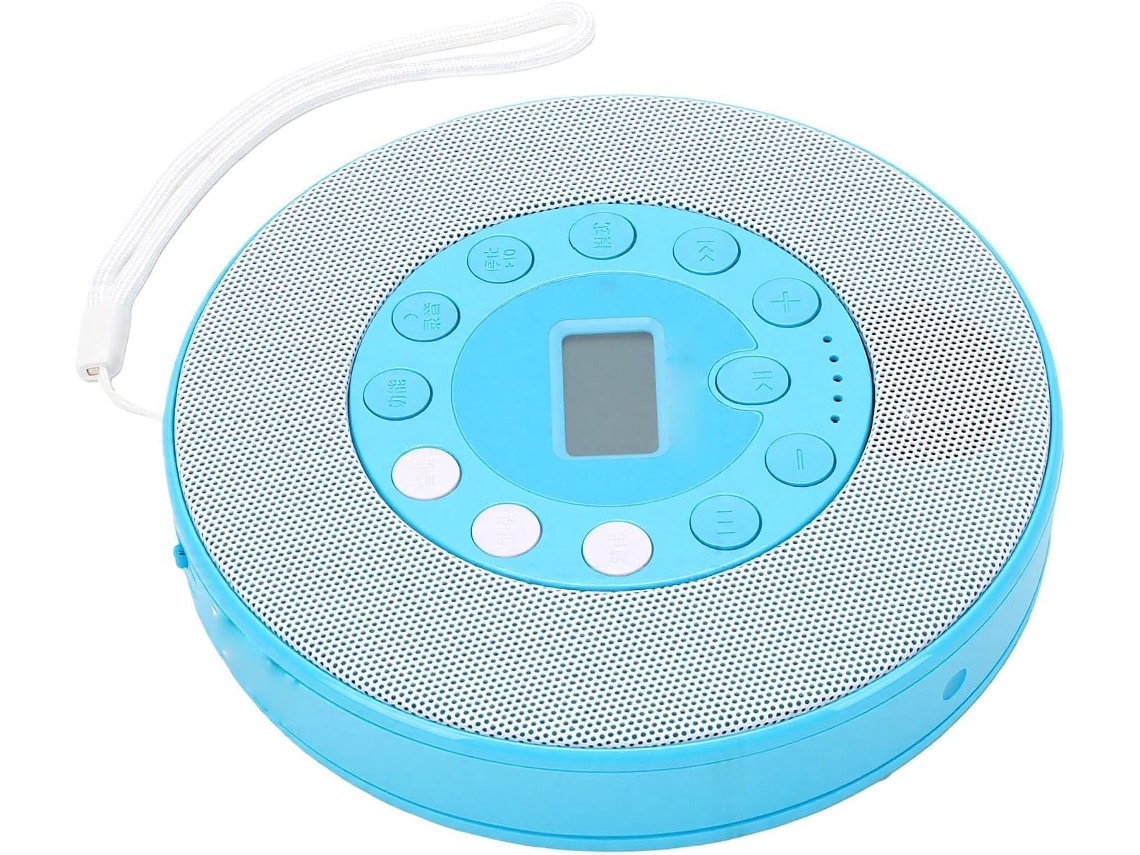 Bewinner Leitor Cd Portátil, De Pessoal Recarregável Com Alto-falante, Música Em Via Bluetooth Para Carro