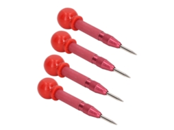 Set De Punzones Centrales Automáticos. Herramienta Manual Para Metal, Madera, Vidrio Y Ventana. 5 Pulgadas. Rojo.