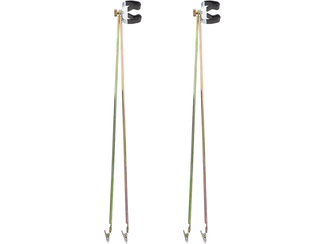 Conjunto De 2 Suportes De Aço Inoxidável Para Mastro De Bandeira, Com Espaçadores Ajustáveis Em Altu