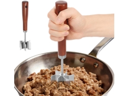 Moedor De Carne Em Aço Inoxidável, Resistente, Com 6 Lâminas Curvas,