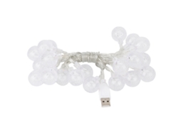Laxiscreed Luzes Led Usb De 2m Com 20 Lâmpadas, Ideal Para Decoração De Casa, Festas E Natal