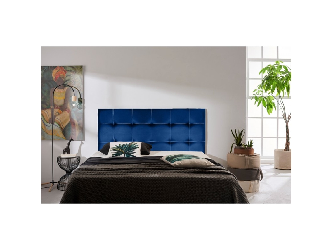 CABEÇA ÍRIS AZUL IMITAÇÃO COURO 170