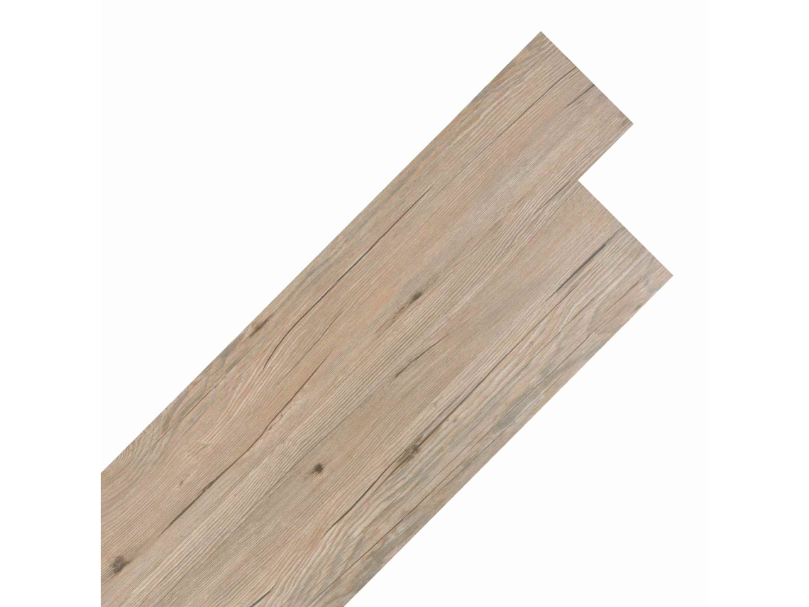 Vidaxl Pranchas De Piso Pvc Autoadesivas Carvalho Marrom 30,5 X 61 Cm