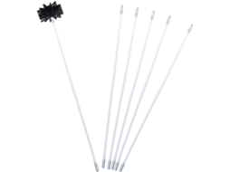 Kit Com 1 Escova De Nylon Para Chaminés E Tubos De Fogão, Conjunto Prático.
