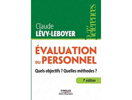 Livro Evaluation du personnel Quels objectifs Quelles méthodes French Edition de Claude Levy-Leboyer (Francês)