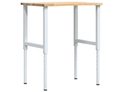 Workbench, Workbenches Vidaxl Marrom Madeira De Carvalho (80 X 60 X (71.5-98) Cm)