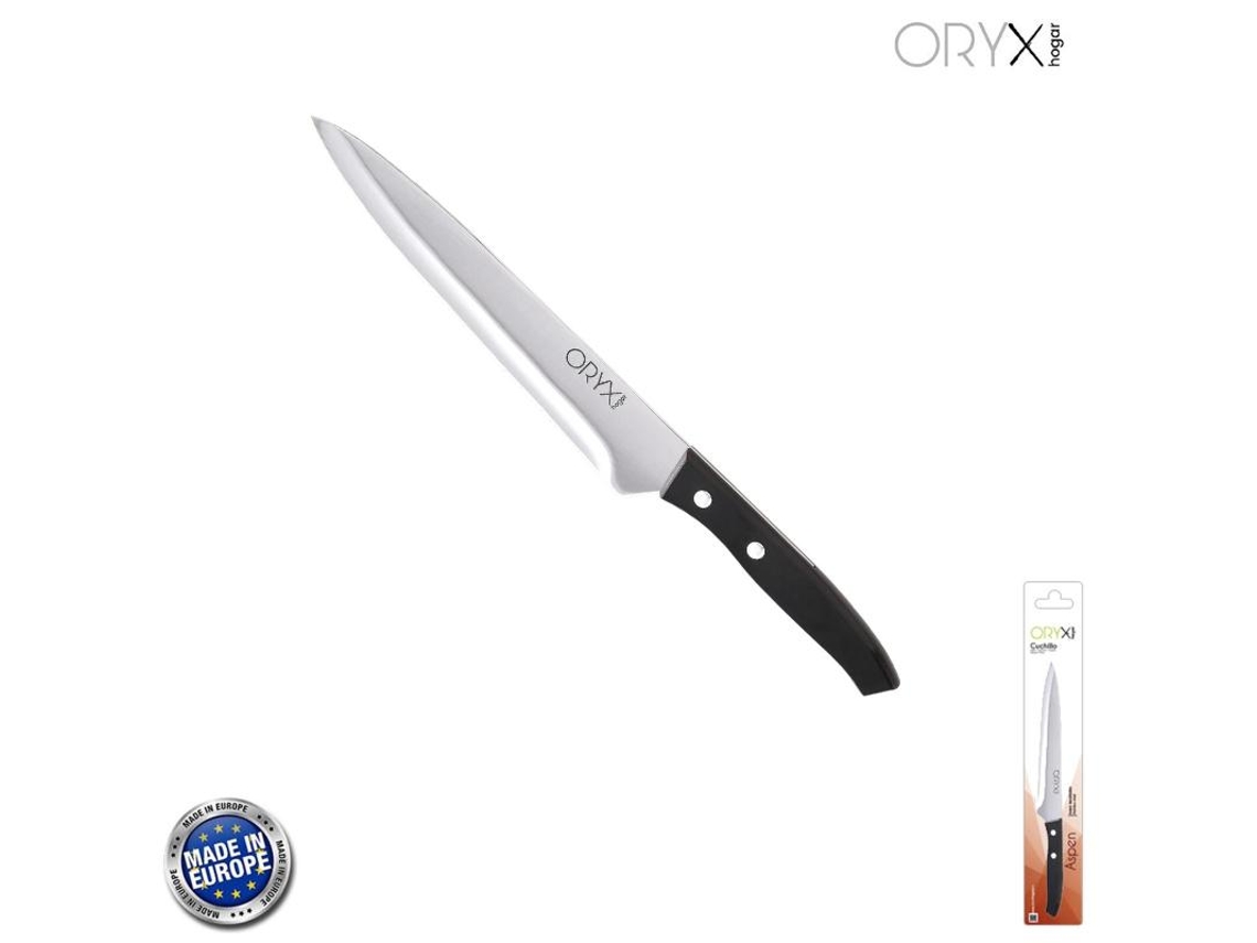 Faca de Cozinha Aspen Cook / Chef Lâmina Em Aço Inox 20 cm Preto ORYX