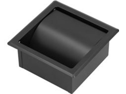Suporte Para Papel Higiênico Luqeeg Em Aço Inoxidável 304com Design Elegante Banheiros Residenciais E De Hotéis, Preto