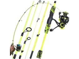 1,7 M Vara Pesca Ideal Iniciantes Experientes Telescópica