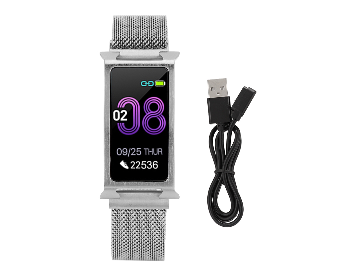Pulseira Inteligente Com Monitor Cardíaco E À Prova Dágua