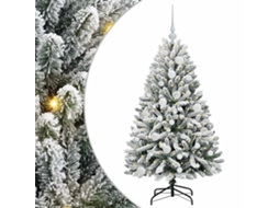 Conjunto 1 Árvore De Natal Artificial Vidaxl Verde Pvc (120 Cm)
