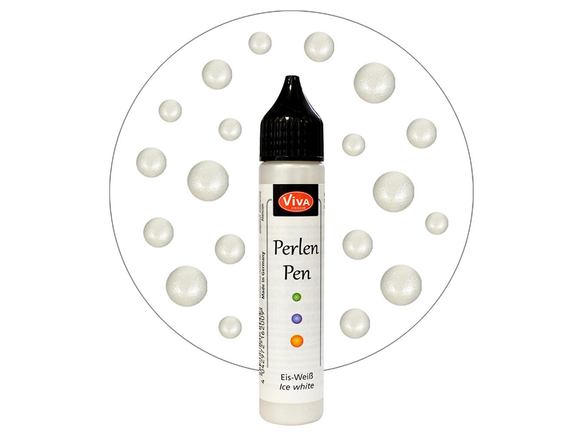 Caneta Pérola VIVA DECOR 28 Ml Branco Gelo