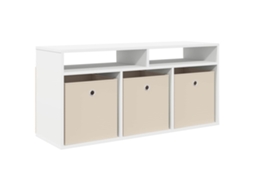 Conjunto 1 Baixo Móvel Vidaxl Branco Derivados De Madeira (102 X 32 X 48,5 Cm)