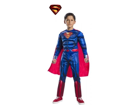 Fato de Menino RUBIE'S Superman Black Line Deluxe  (7-8 anos)