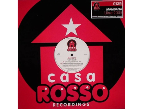 Vinil Libre 2005 Remixes Casa Rosso Recordings