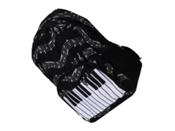 Mochila De Estudante Em Tecido Oxford Com Estampa De Teclas De Piano Mochila Multifuncional Para Adolescentes Olysi Shop