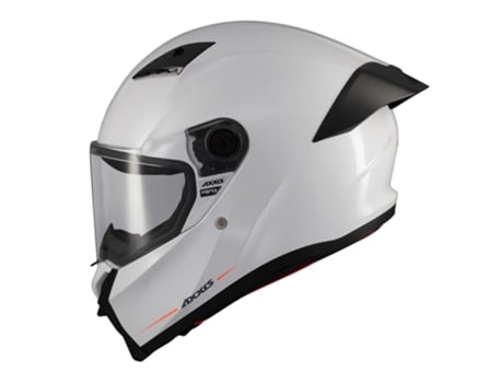 Capacete de Motocicleta Axxis Fenix Solid Branco Brilhante M Branco Brilhante M