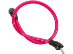 Cadeado Portátil E Seguro Para Bicicletas, Com Corrente De Aço Rosa