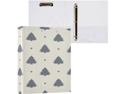 Conjunto de 1 1/2 Fichário com Argolas 2,5 Cm e Bolsos Internos para Tamanho Carta , Capa Dura (27,9 X 21,6 Cm)