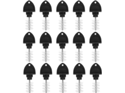 Conjunto De 15 Escovas Kisangel, Em Aço Inoxidável E Nylon, Reutilizáveis E Ergonômicas Para Limpeza De Torneiras Chope