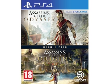 Jogo PS4 Assassins Creed Odyssey + Origins