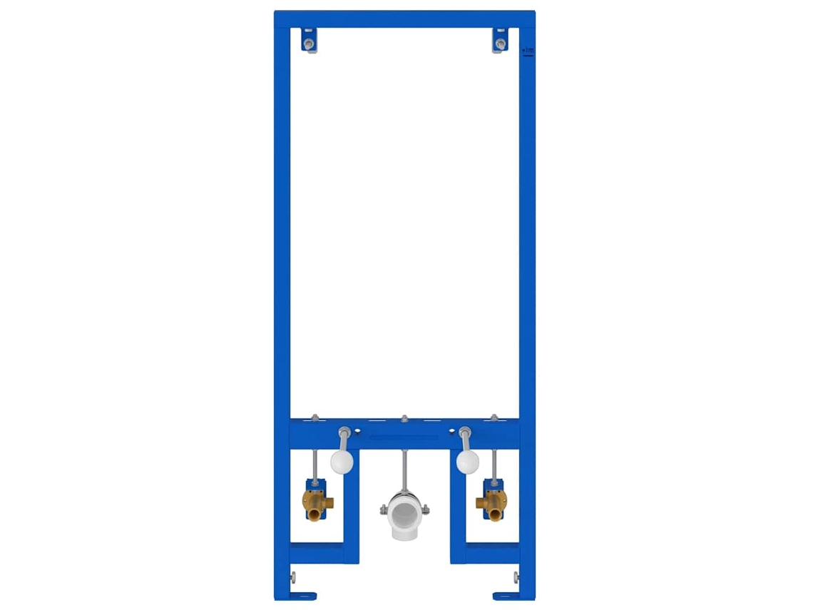 Maison Exclusive - Suporte De Parede Para Sistema De Bidê Azul 50 X 3 X 112 Cm