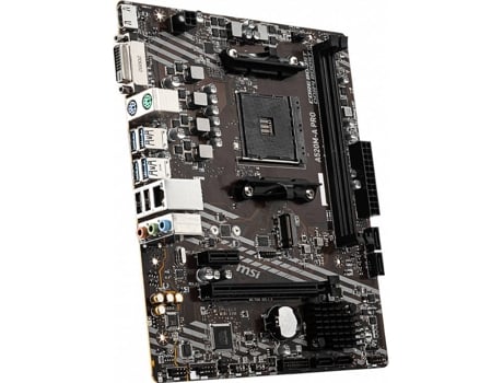Motherboard MSI 7C96-001R (Socket Zócalo AM4 - AMD A520 - ATX)