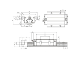 Bloco De Rolamento Linear Para Impressão 3d