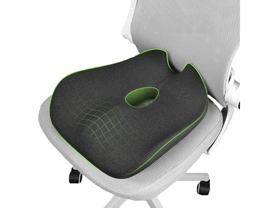Almofada Para Cadeira De Escritório, Almofada Ortopédica Para Suporte Do Cóccix E Lombar, Almofada Ergonômica Para