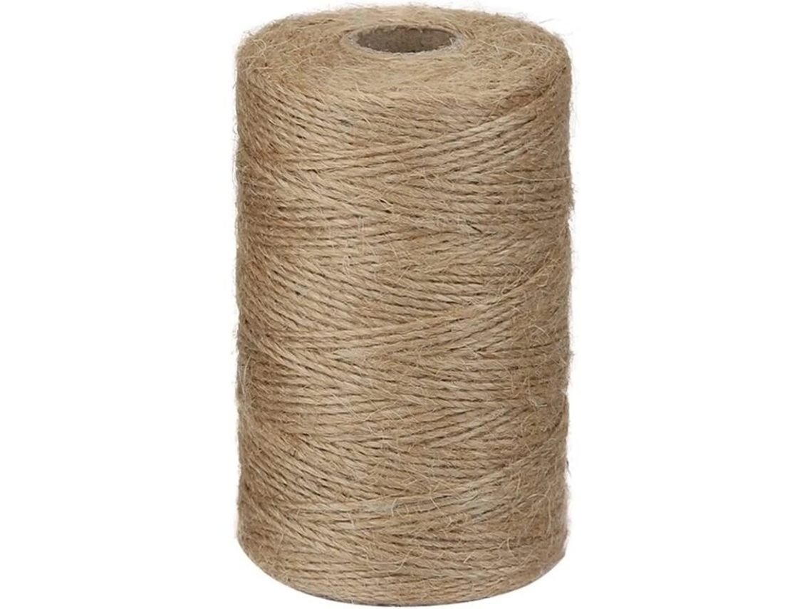 Corda de juta, 100 m x 4 mm, natural AQUAFORGE