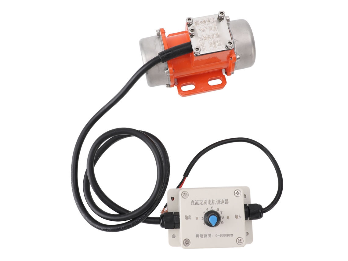 Motor Vibração Concreto Dc 24v Sem Escovas Ip65 com Controle Velocidade 20w PRIMEROX