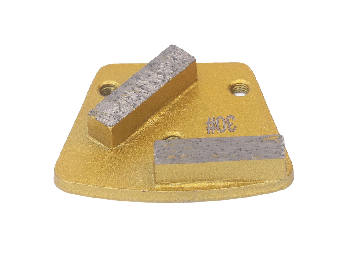 Disco De Rebolo Trapezoidal De Alta Dureza 30 Grit Da Laxiscreed Para Polimento E Acabamento