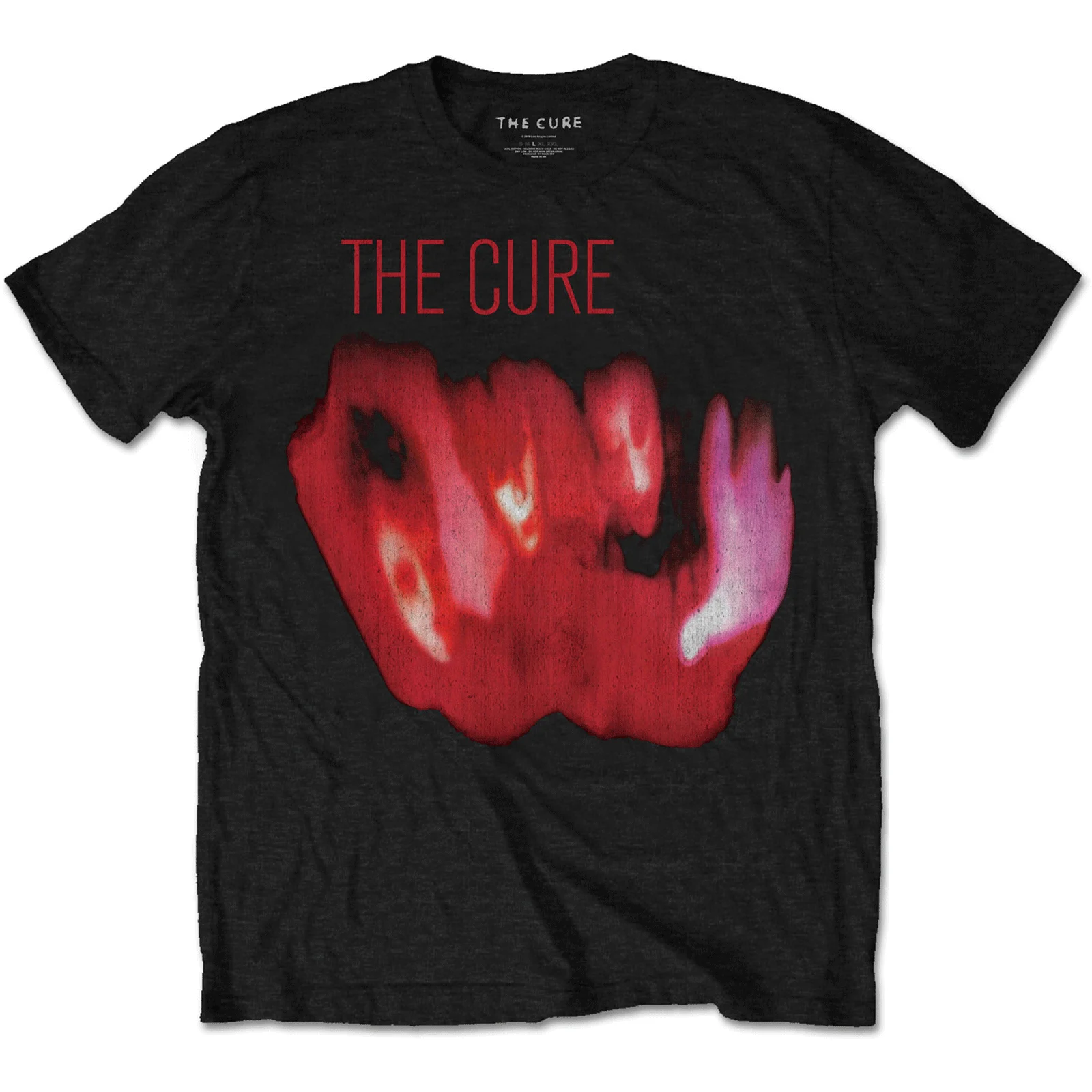 T-Shirt ROCK OFF The Cure - Pornography Preto (Tamanho: M)