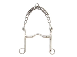 Bit Weymouth Curto Fixo Prateado 11.5 Cmsefton