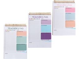 Agenda 2026 3 Peças – Organizador De Mesas 23 Cm Com Espiral, Para Faire Enseignants, Fornecimentos De Mesa