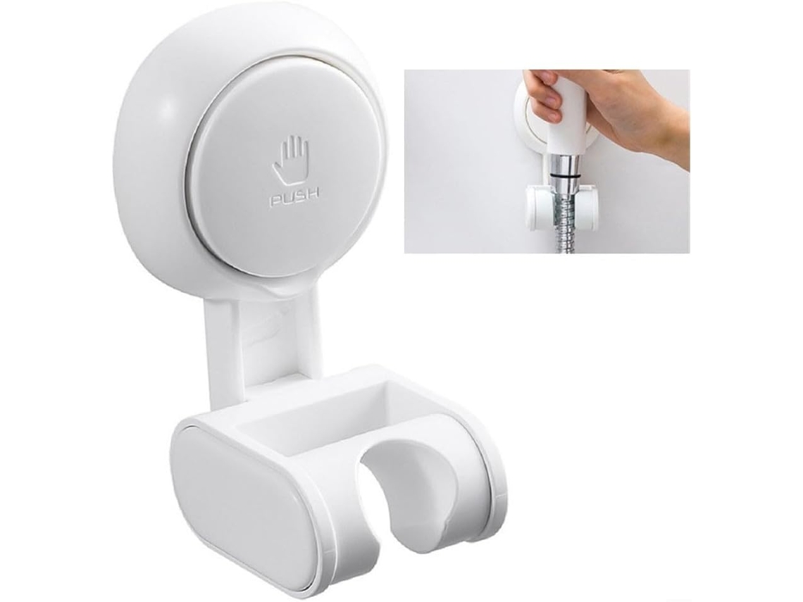 Suporte De Parede Ajustável Para Chuveiro Com Ventosa, Suporte Giratório De 360 Graus Para Chuveiro Mão, Ideal Para