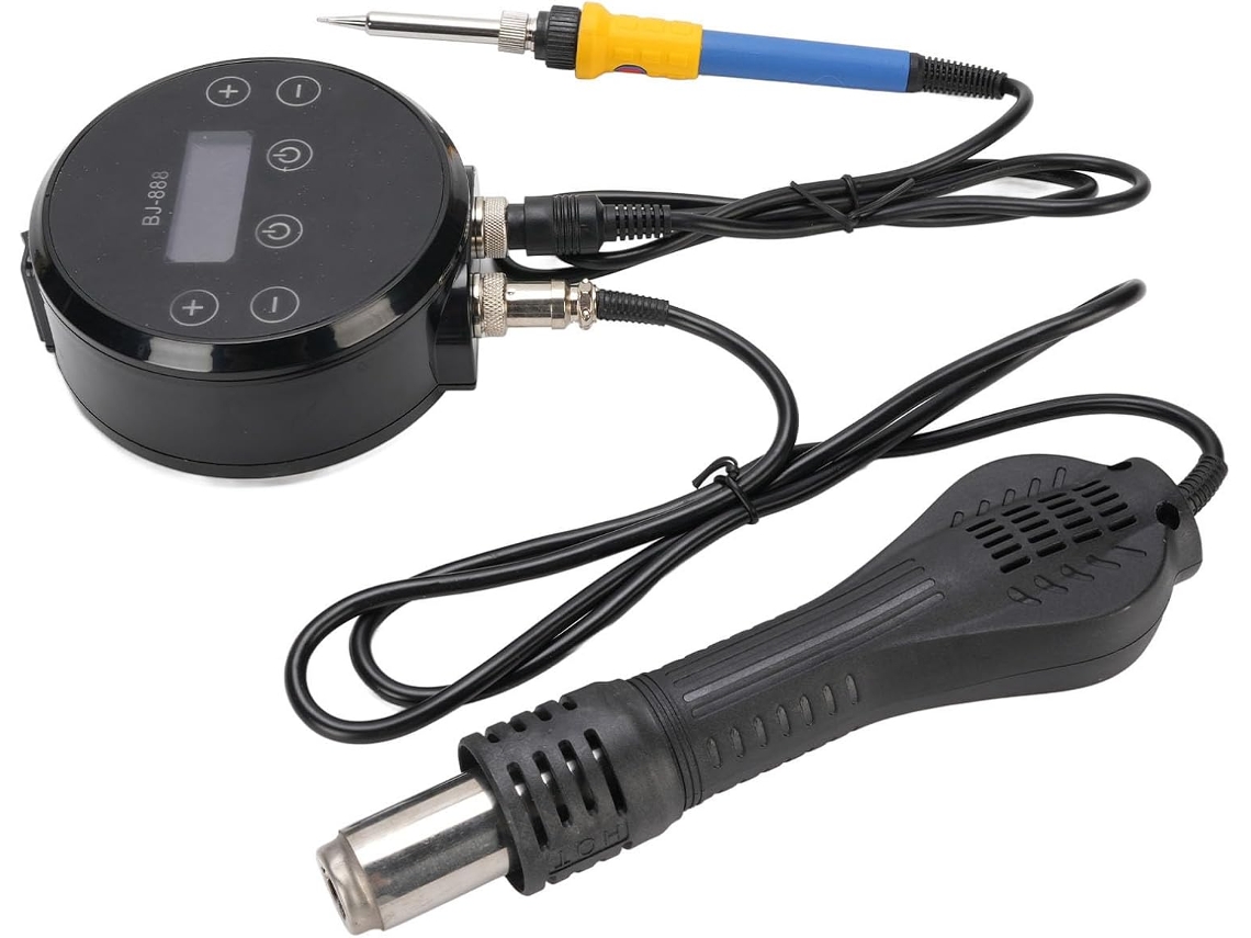 Kit 220v) Visor Digital, Estação De Solda Em Modo De Espera