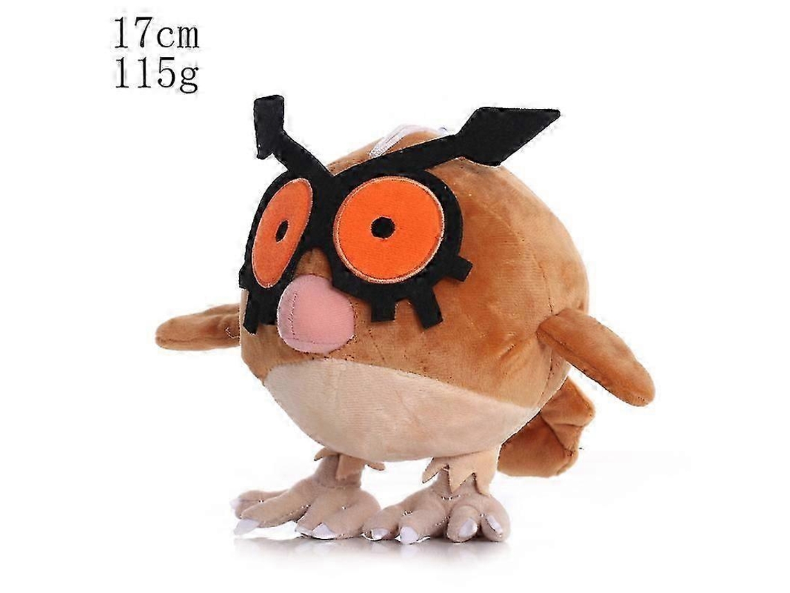 Pelúcia Hoothoot Pokémon 17cm, Macia, Para Coleção E Presente