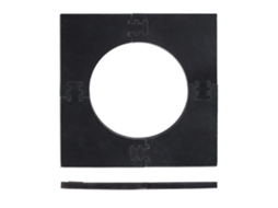 Relaxdays Anel De Proteção Para Alvo De Dardos R6, Proteção De Parede 45 Cm, Eva, 71×71×3 Cm, Preto
